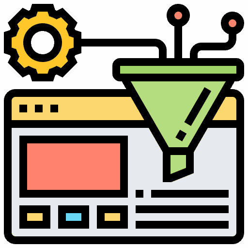 Icon represents data modeling.