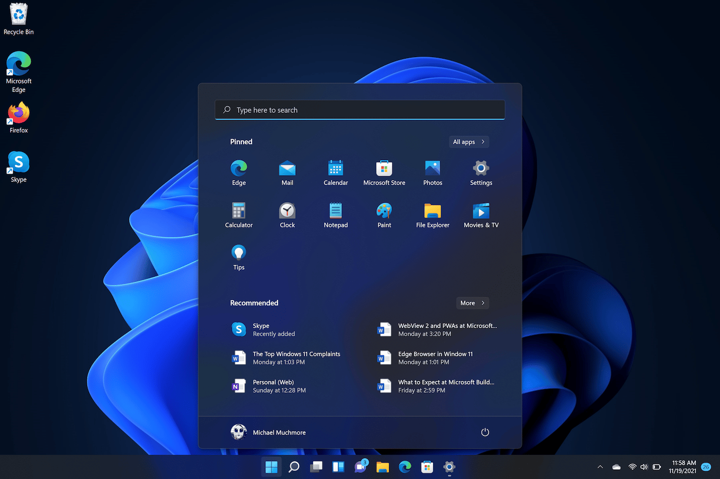 Screenshot of Windows 11.
