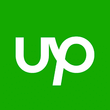 Upwork logo.