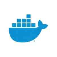 Docker logo.