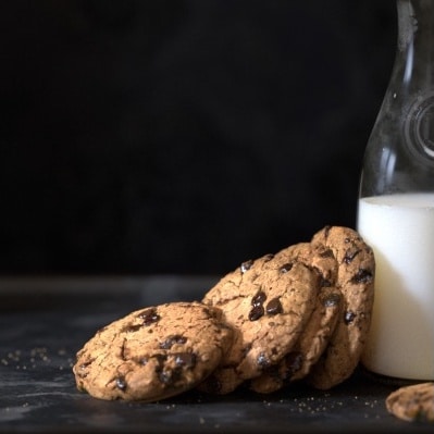 Photorealistic cookies, created through the render process.