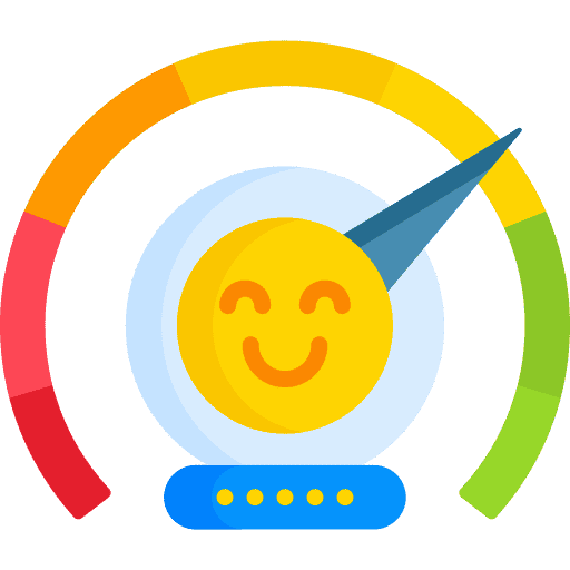 Icon representing net promoter score.