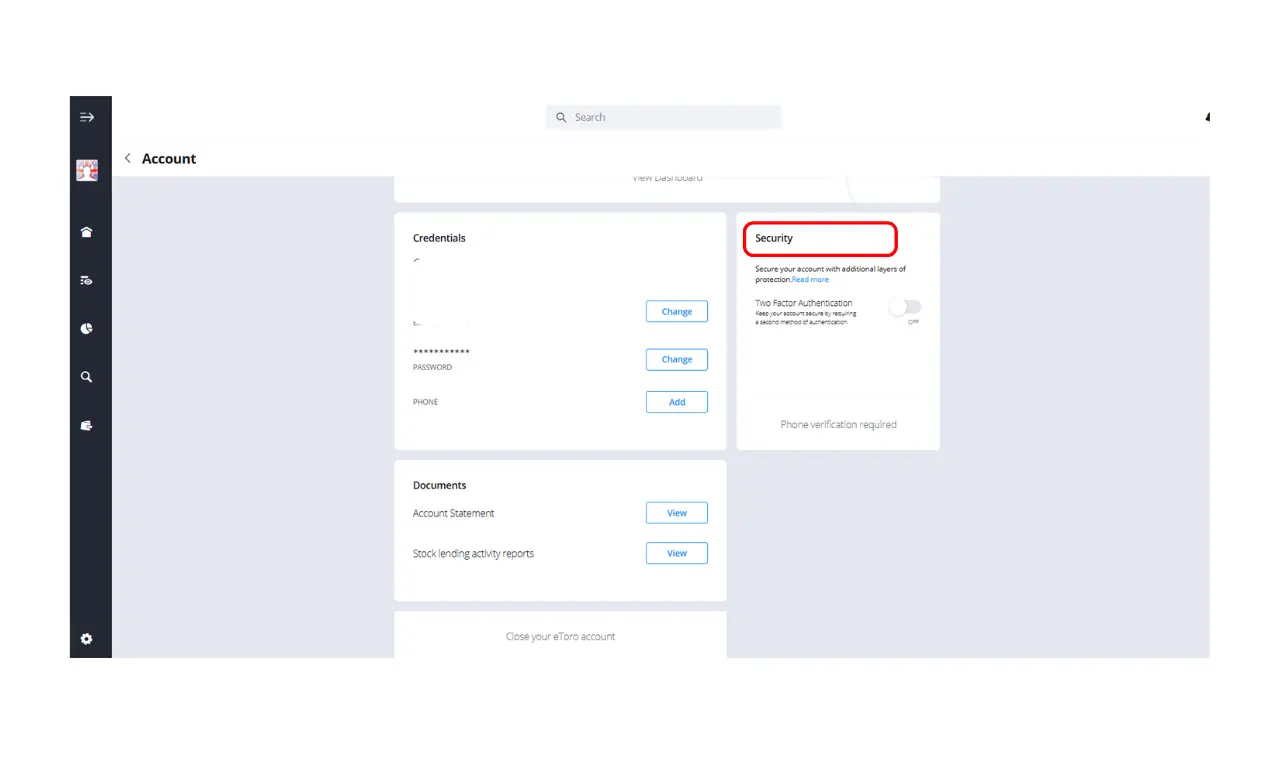 etoro security