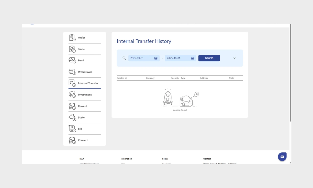 MaicoinMax Transaction