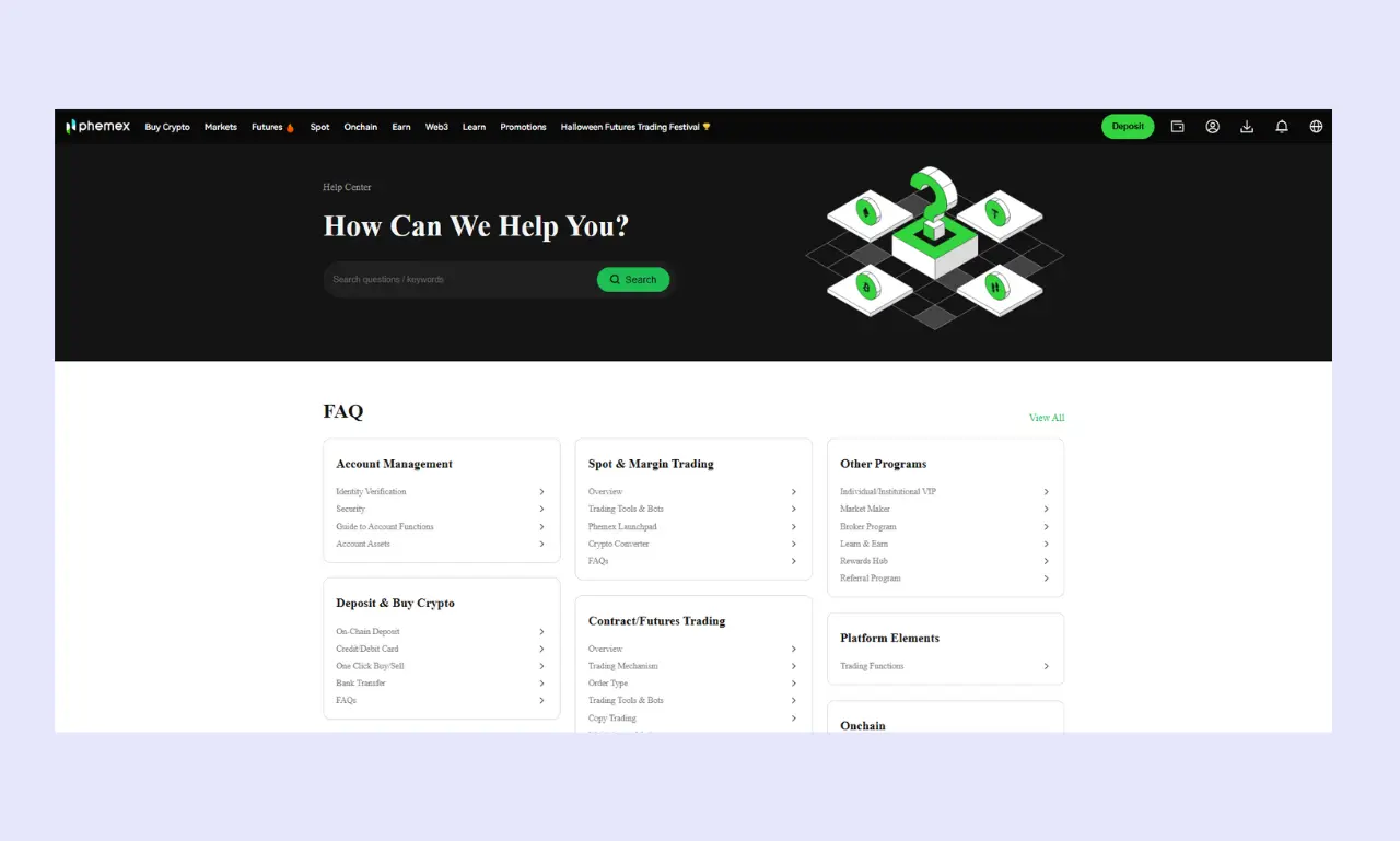 Phemex Help Center