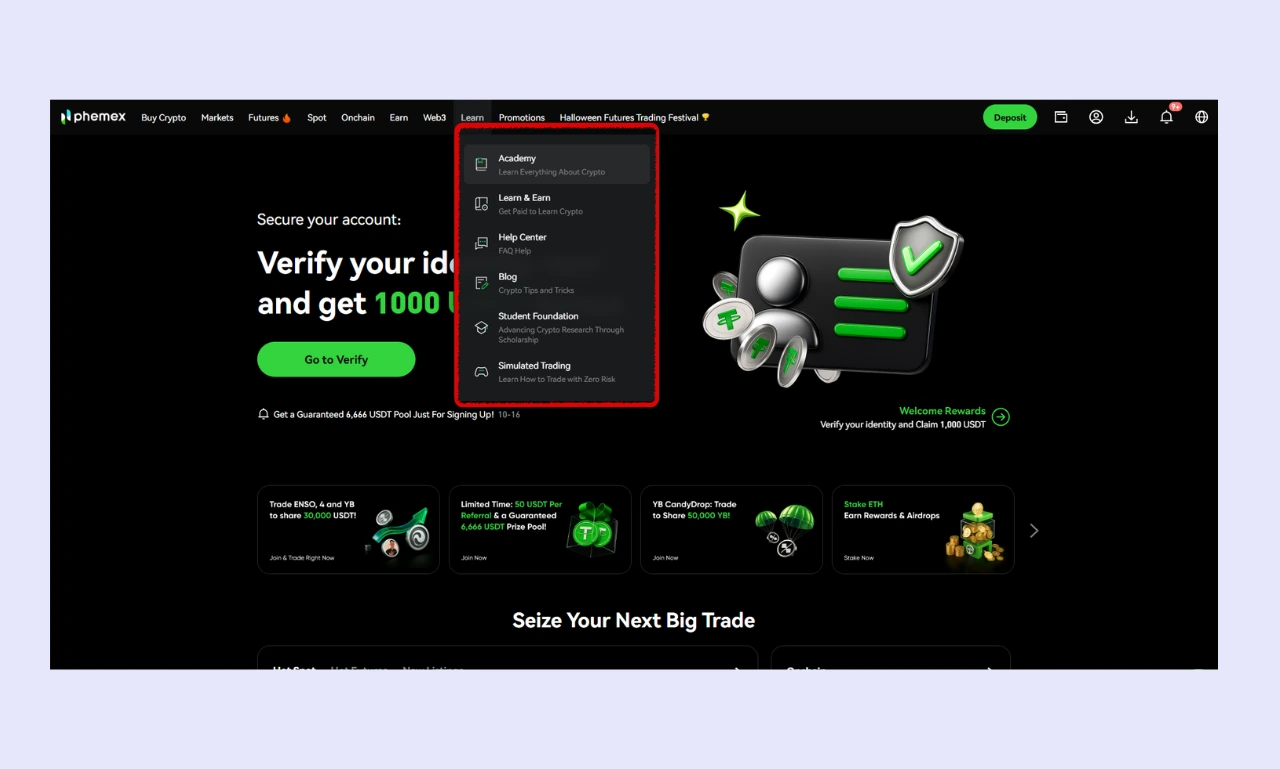 Phemex Learn