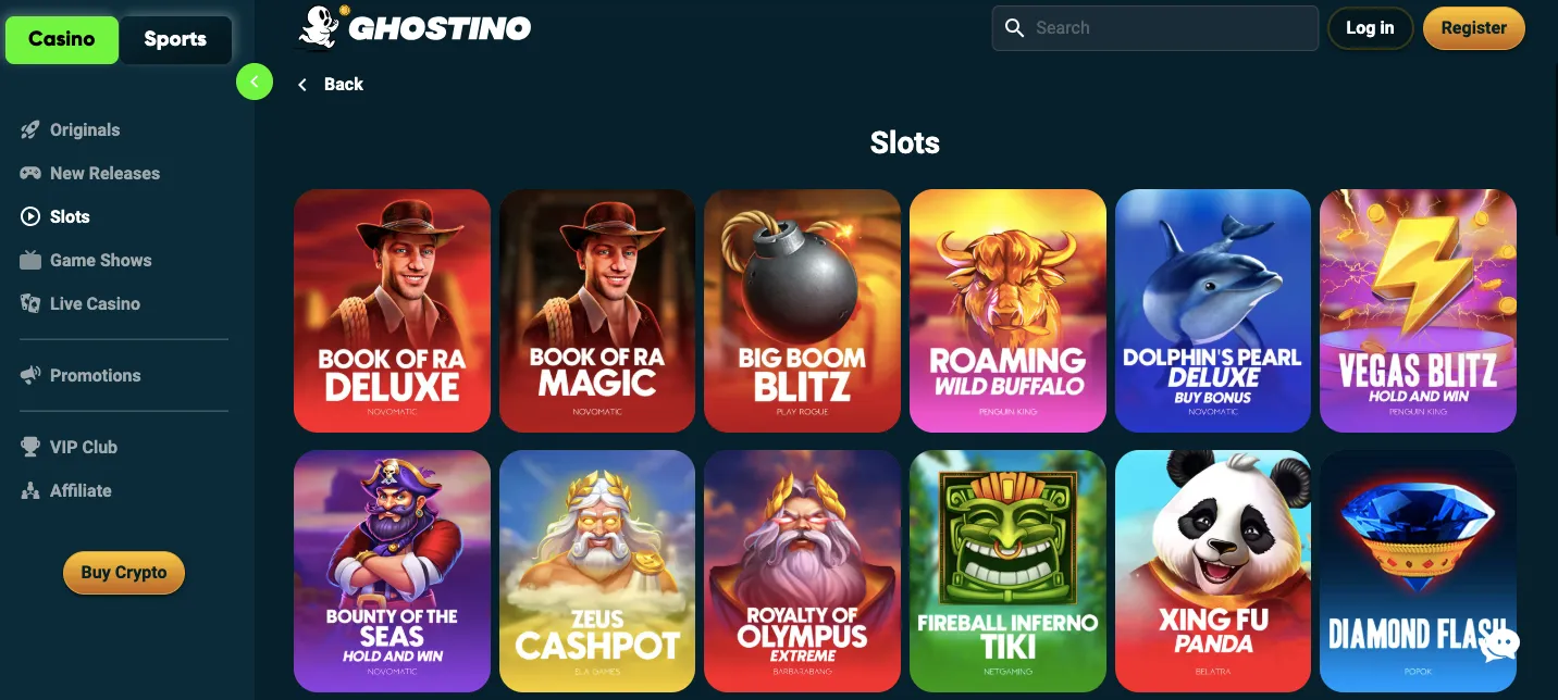 Ghostino casino slots