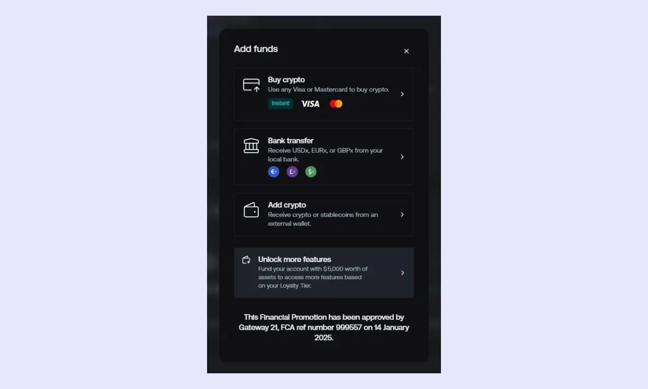 How to deposit Funds into your Nexo account