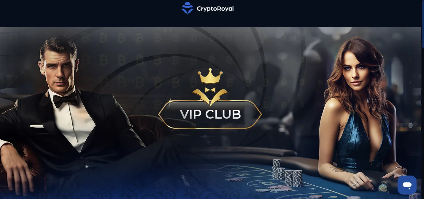 CryptoRoyal casino VIP program