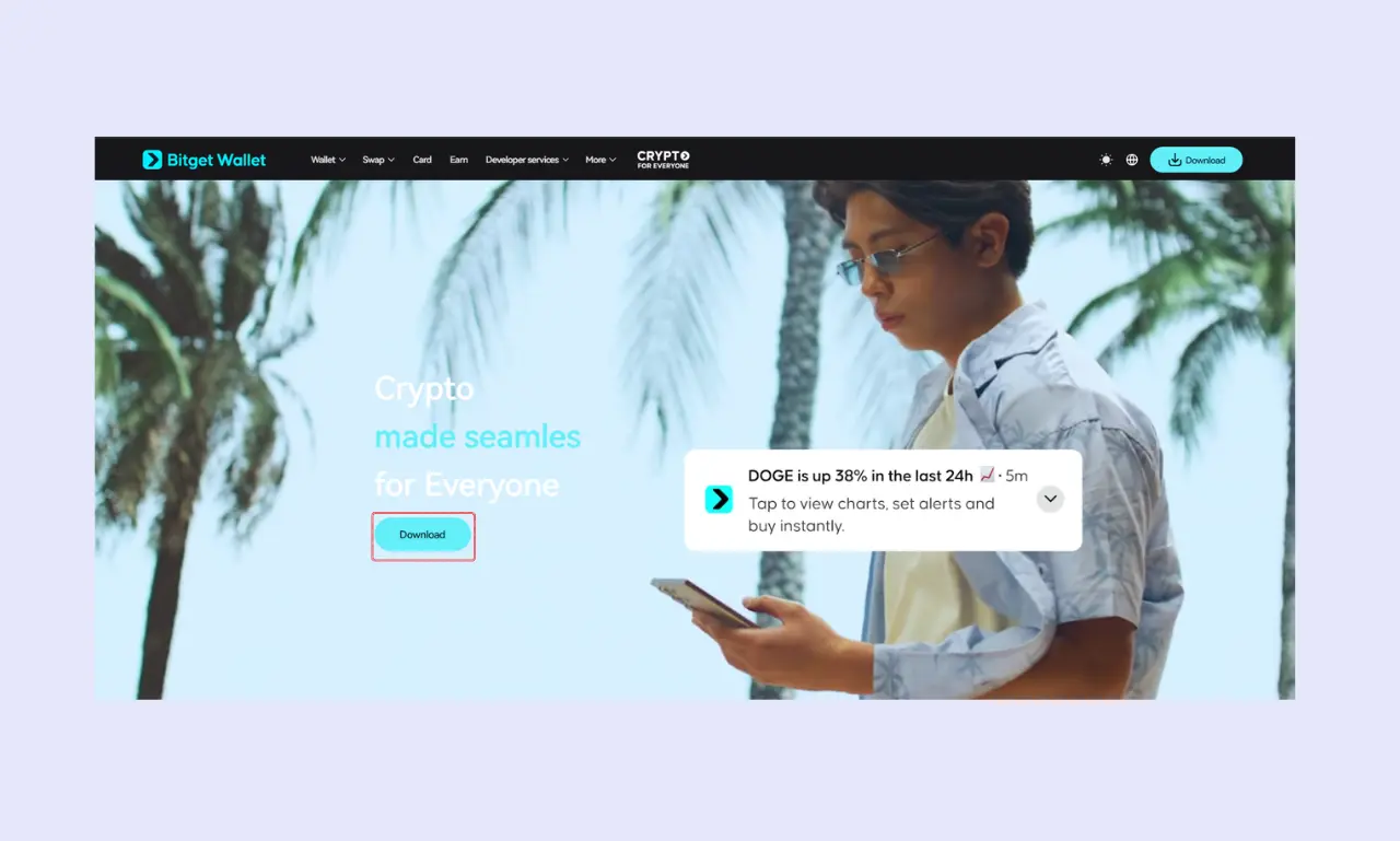 Bitget Wallet Homepage