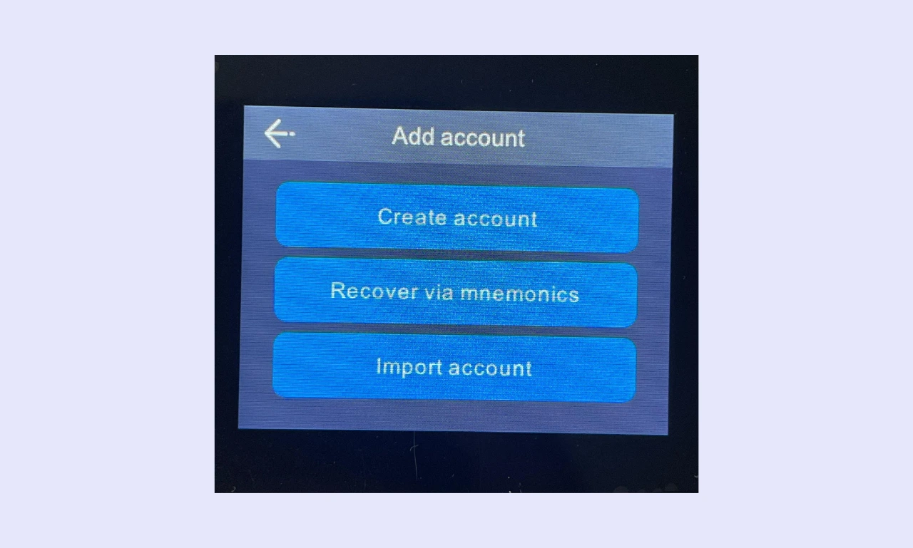 How to setup Ellipal - Create Ellipal Wallet