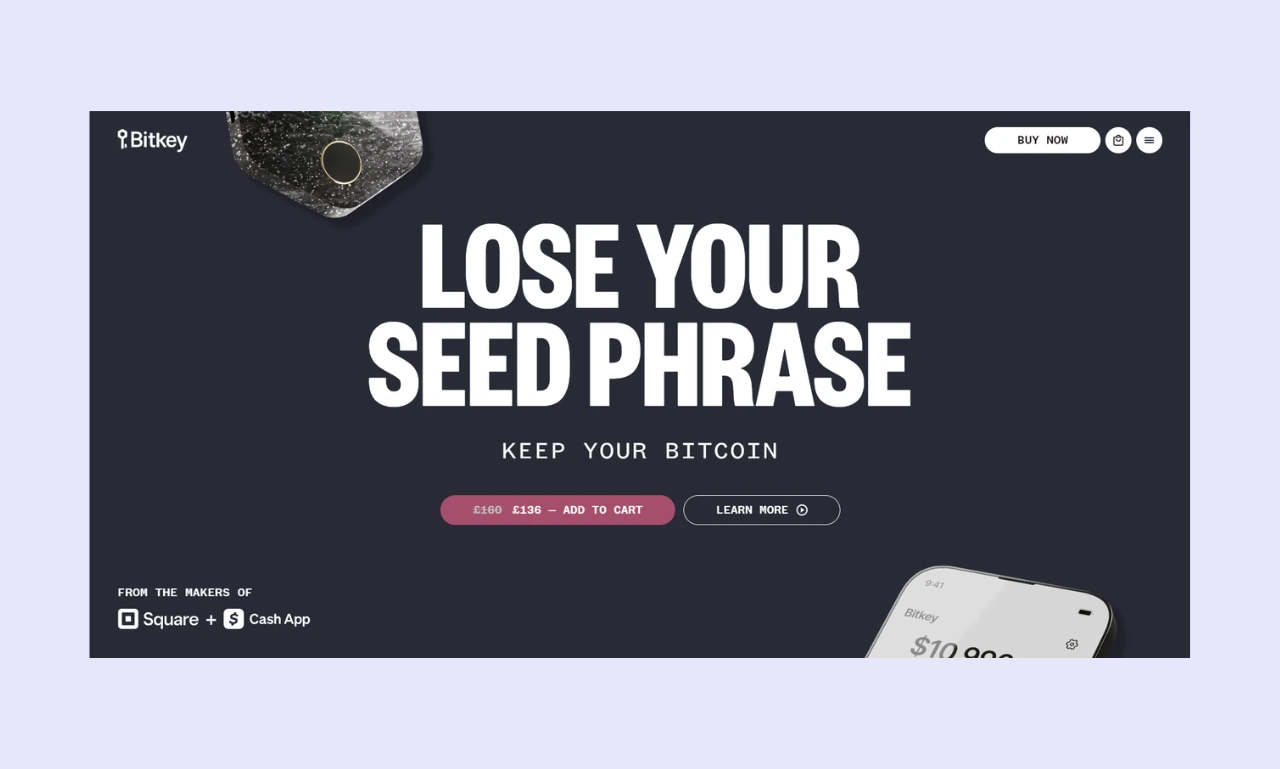 Bitkey Homepage