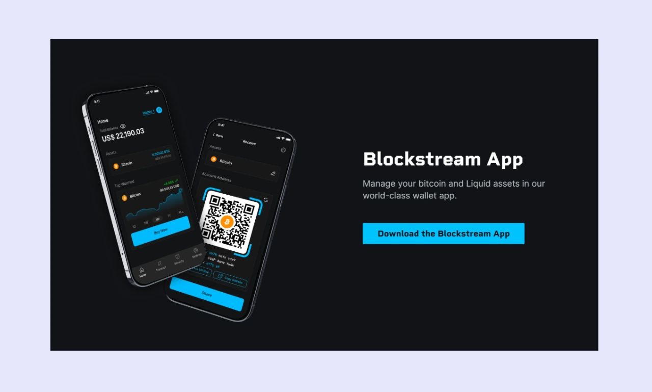 Blockstream app