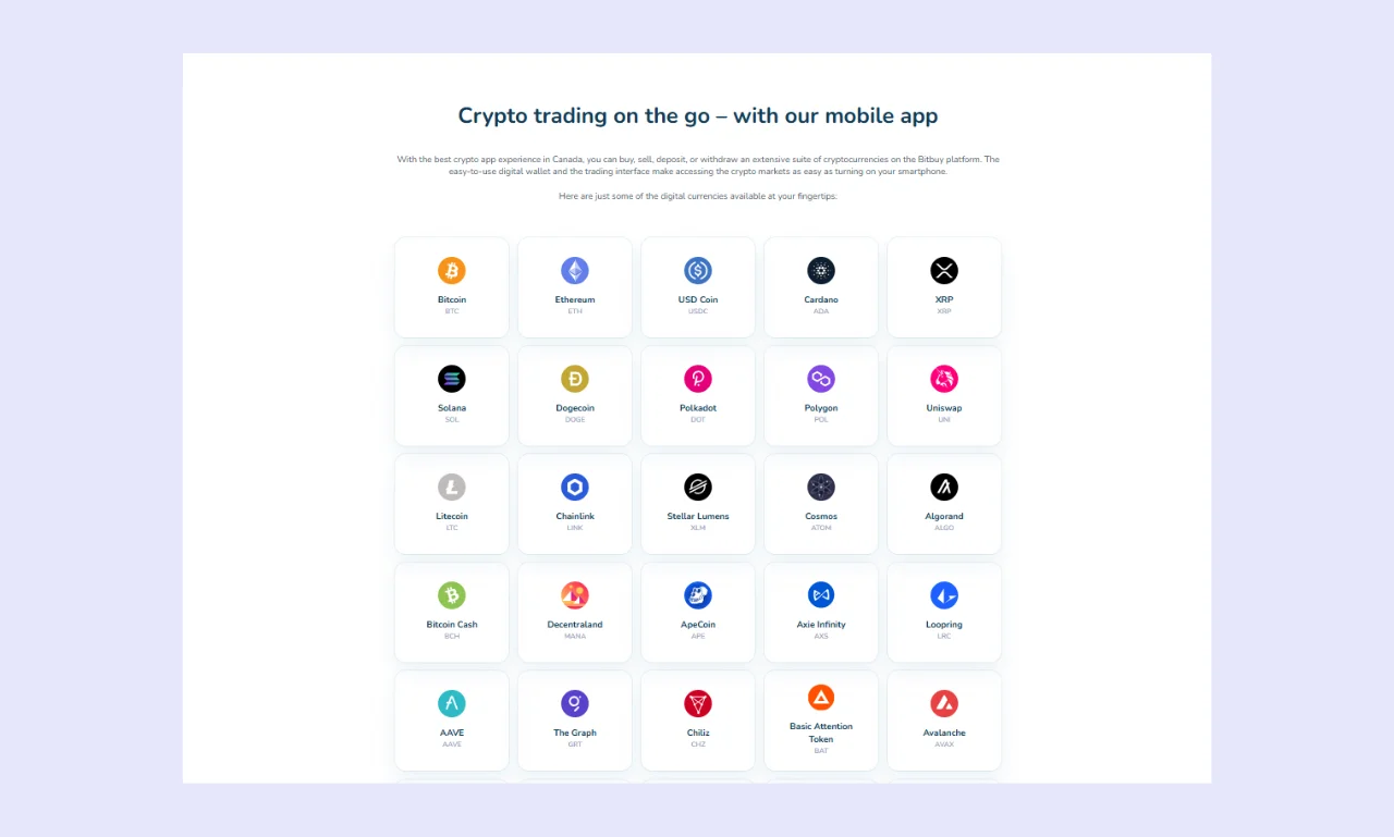 Bitbuy Cryptocurrency Options