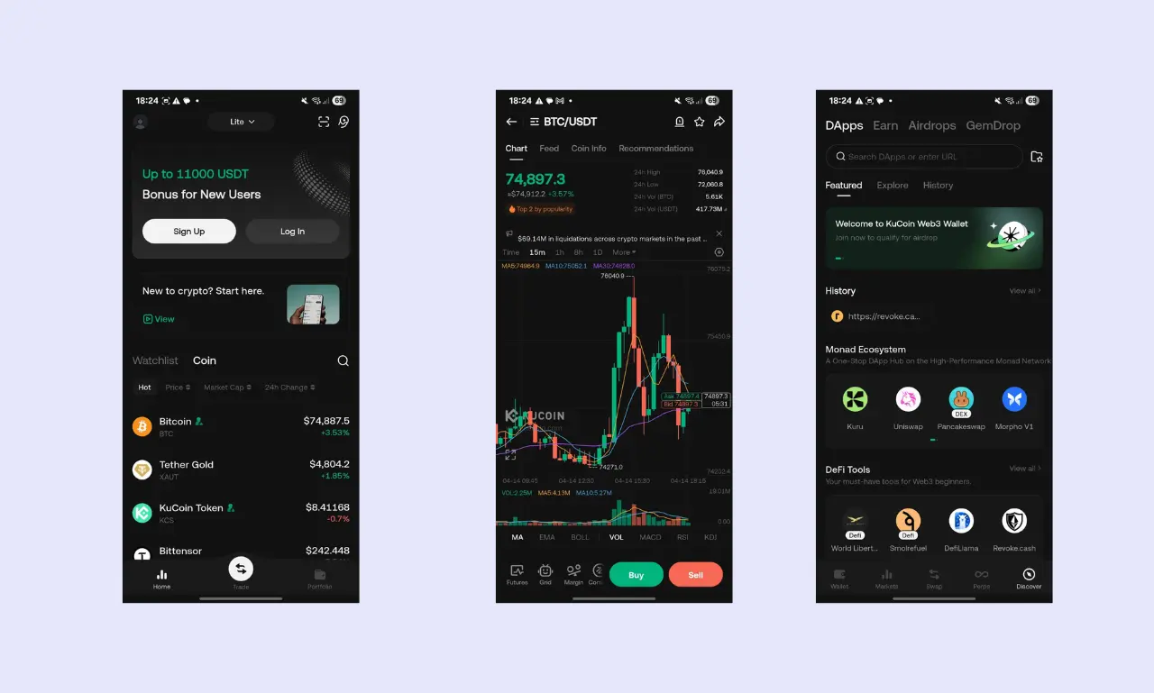 Kucoin Mobile app