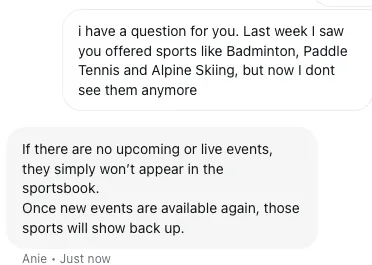 Rainbet customer support for sports betting