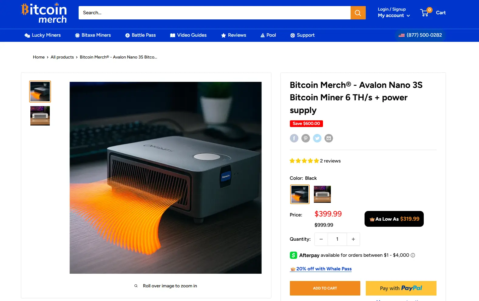 Avalon Nano 3S