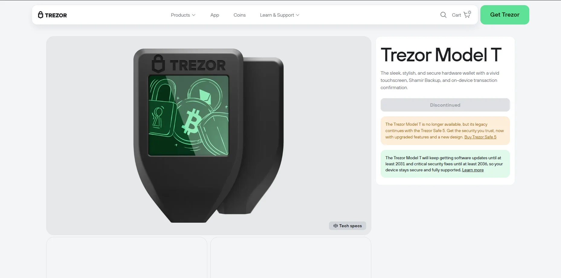Trezor Model T