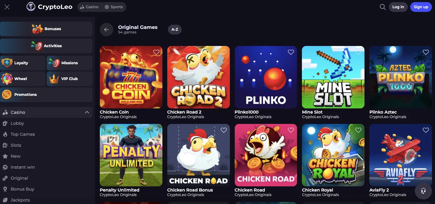 Cryptoleo originals
