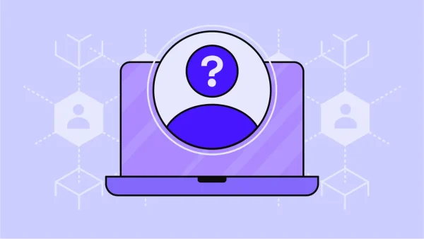 illustration of online identity representing a vpn