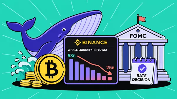 Bitcoin Whale Liquidity on Binance Hits Post-2024 Low