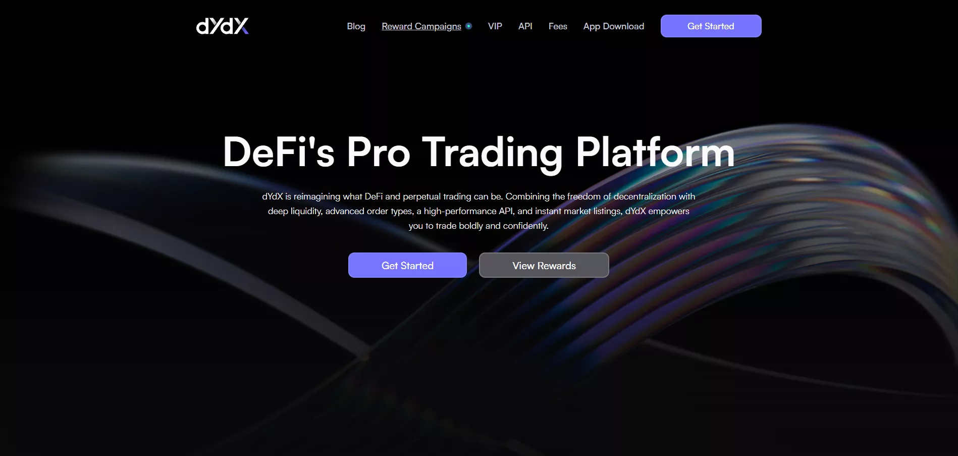 Best Decentralized Exchanges - dYdX